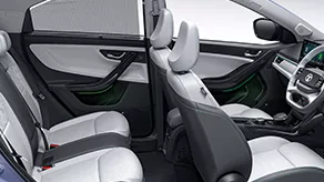 Plush Benecke-Kaliko Leatherette Seats